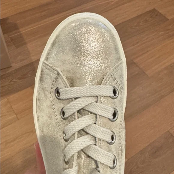 Authentic New Paul Green Bixby Platform Sneaker Mineral Metallic Size UK 4.5 - Picture 15 of 16